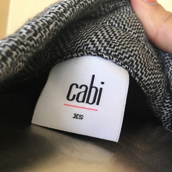 Cabi #3025Herringbone Moto Jacket X-Small - Picture 5 of 8